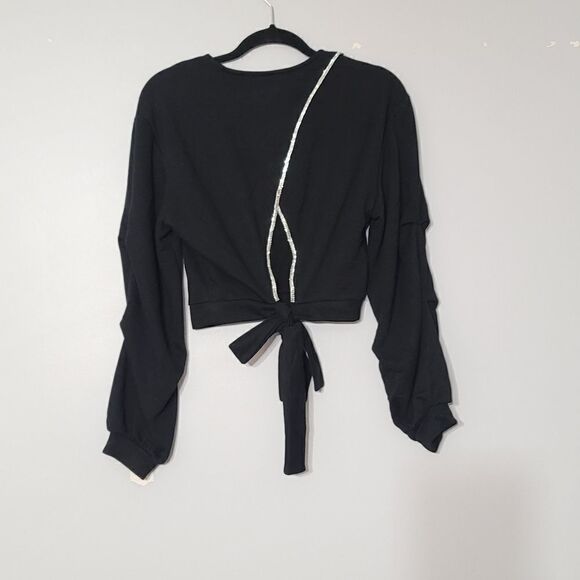 Culpos x INC culposII cutout-back  sweatshirt black size xsmall - Picture 8 of 12